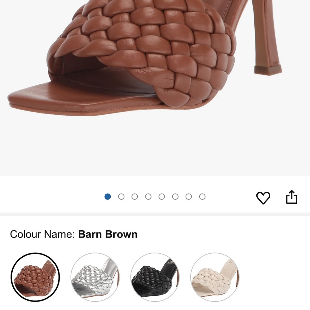 Vince Camuto Brown Braided Women's Heels - Picture 4 of 4
